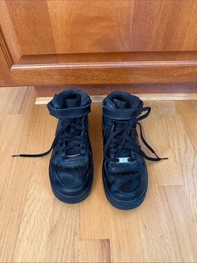 Nike Women’s Air Force Ones Black High-Top Sneakers